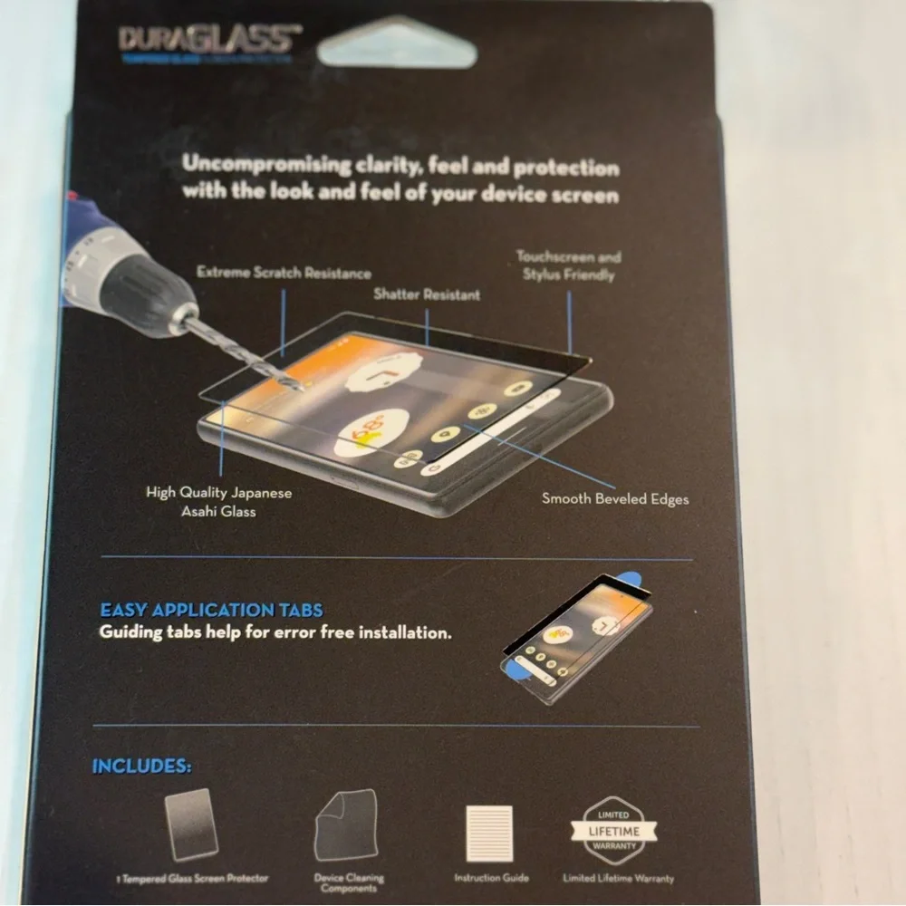 🆕 DuraGlass Tempered Glass Screen Protector – Google Pixel 6a | New in Box 📱